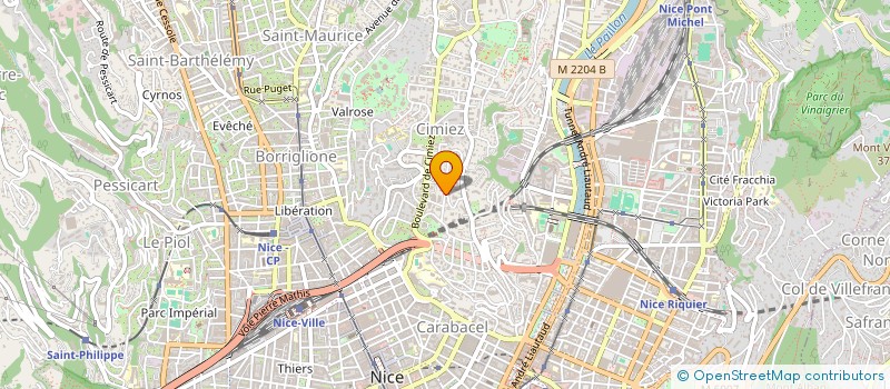 localisation de l'entreprise MONSIEUR MAMMAR GUENOU  NICE