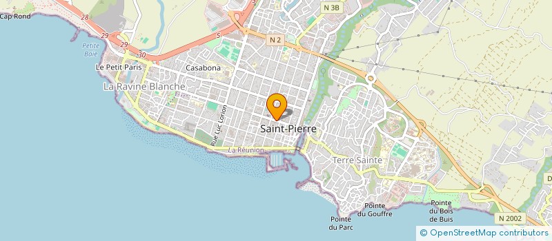 localisation de l'entreprise MONSIEUR MAMODE ISSA  SAINT-PIERRE