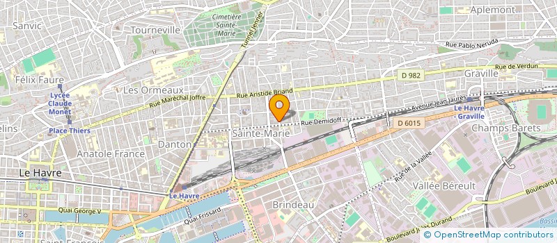 localisation de l'entreprise MONSIEUR MAMOUCA GODERDZISHVILI  LE HAVRE