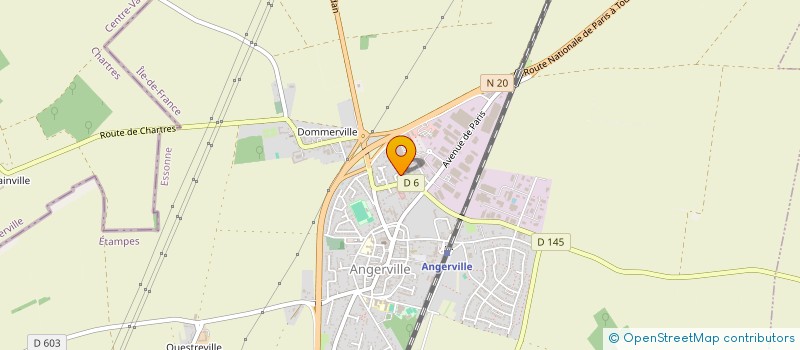 localisation de l'entreprise MONSIEUR MAMOUD MAGASSA à ANGERVILLE