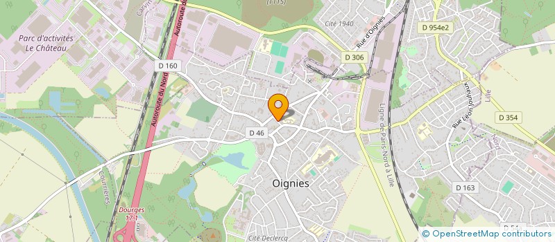 localisation de l'entreprise MONSIEUR MAMOUD RABEHI  OIGNIES