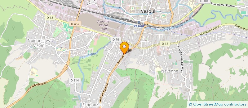 localisation de l'entreprise MONSIEUR MAMOUDEL SY  ECHENOZ-LA-MELINE