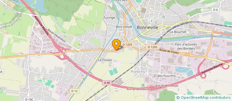 localisation de l'entreprise MONSIEUR MAMOUDOU BARRY  BONNEVILLE