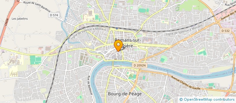 localisation de l'entreprise MONSIEUR MAMOUDOU BOLLY à ROMANS-SUR-ISERE
