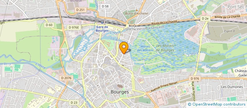 localisation de l'entreprise MONSIEUR MAMOUDOU CAMARA  BOURGES