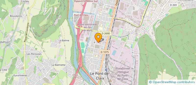 localisation de l'entreprise MONSIEUR MAMOUDOU CAMARA  LE PONT-DE-CLAIX