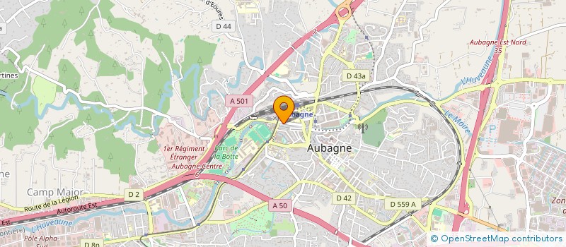 localisation de l'entreprise MONSIEUR MAMOUDOU CHERIF  AUBAGNE