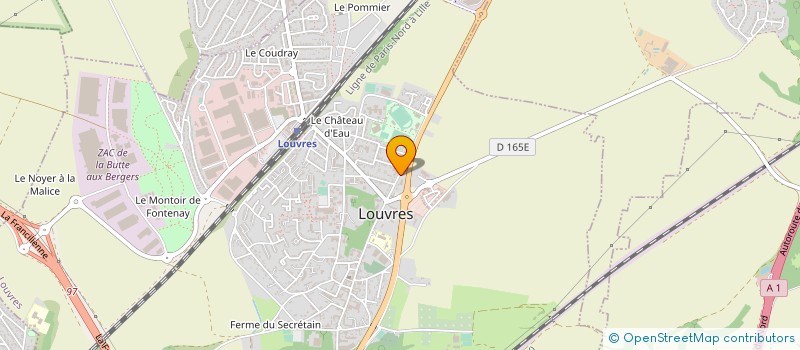 localisation de l'entreprise MONSIEUR MAMOUDOU CISSOKO  LOUVRES