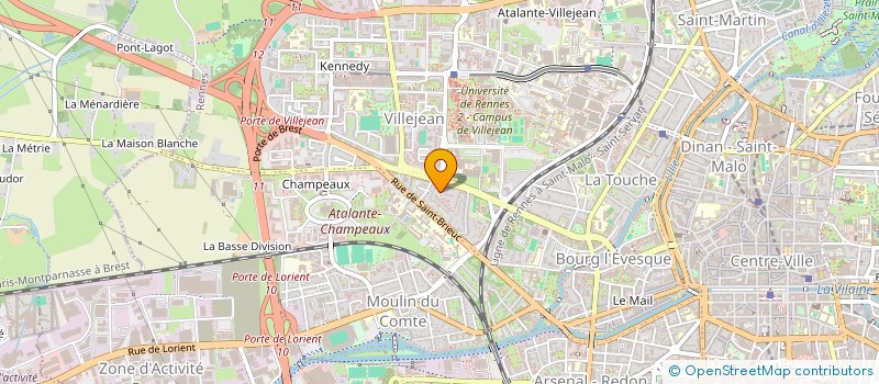 localisation de l'entreprise MONSIEUR MAMOUDOU DIABY  RENNES