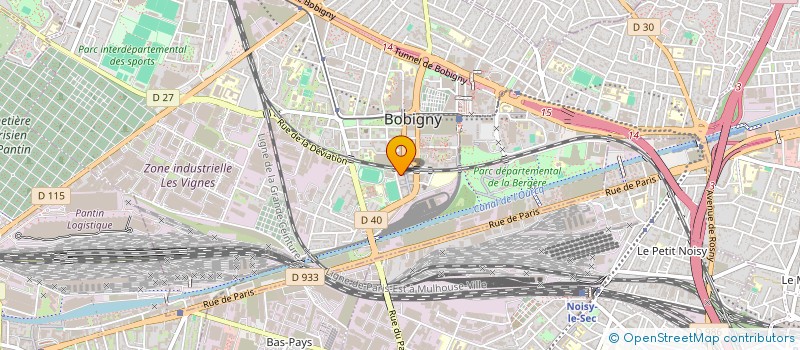 localisation de l'entreprise MONSIEUR MAMOUDOU DIALLO à BOBIGNY