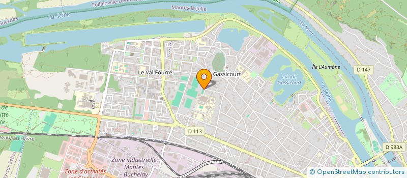 localisation de l'entreprise MONSIEUR MAMOUDOU DIALLO  MANTES-LA-JOLIE