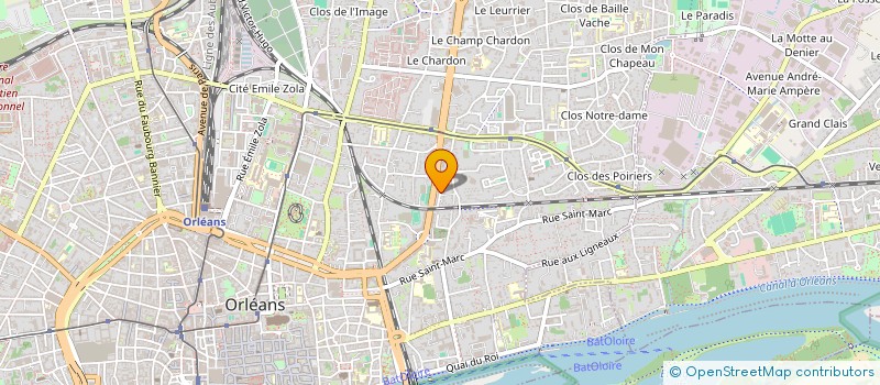 localisation de l'entreprise MONSIEUR MAMOUDOU DIALLO à ORLEANS