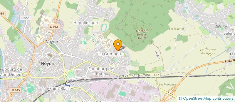 localisation de l'entreprise MONSIEUR MAMOUDOU DIOUBATE  NOYON