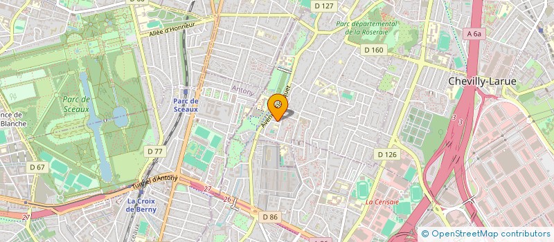 localisation de l'entreprise MONSIEUR MAMOUDOU DOUCOURE  L'HAY-LES-ROSES