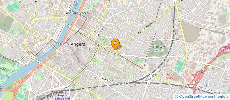 localisation de l'entreprise MONSIEUR MAMOUDOU FOFANA à ANGERS