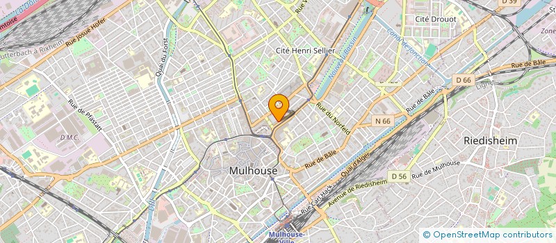 localisation de l'entreprise MONSIEUR MAMOUDOU GAKO  MULHOUSE