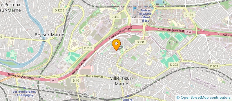 localisation de l'entreprise MONSIEUR MAMOUDOU KANOUTE  VILLIERS-SUR-MARNE