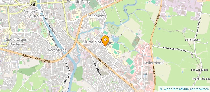 localisation de l'entreprise MONSIEUR MAMOUDOU KEITA à LAVAL