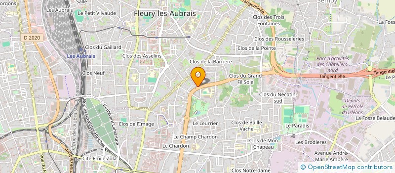 localisation de l'entreprise MONSIEUR MAMOUDOU N'DIAYE à ORLEANS