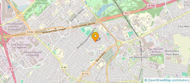 localisation de l'entreprise MONSIEUR MAMOUDOU SIMAGA à AULNAY-SOUS-BOIS