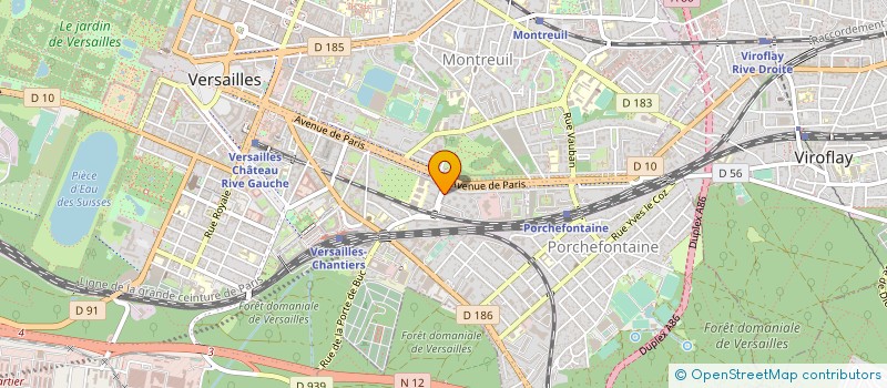 localisation de l'entreprise MONSIEUR MAMOUDOU SOW à VERSAILLES