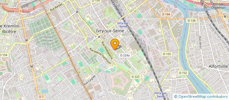 localisation de l'entreprise MONSIEUR MAMOUDOU TALIBE DIALLO  IVRY-SUR-SEINE