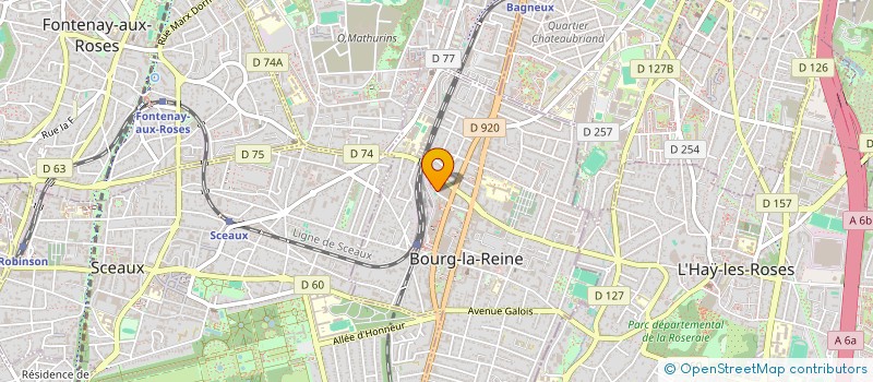 localisation de l'entreprise MONSIEUR MAMOUN CHATI à BOURG-LA-REINE