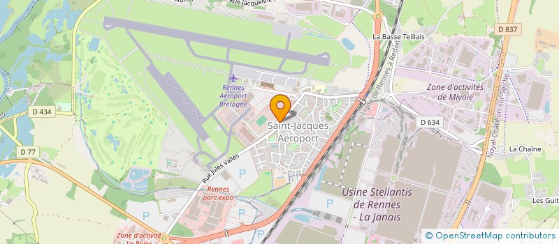 localisation de l'entreprise MONSIEUR MAMOUN HWEDI  SAINT-JACQUES-DE-LA-LANDE