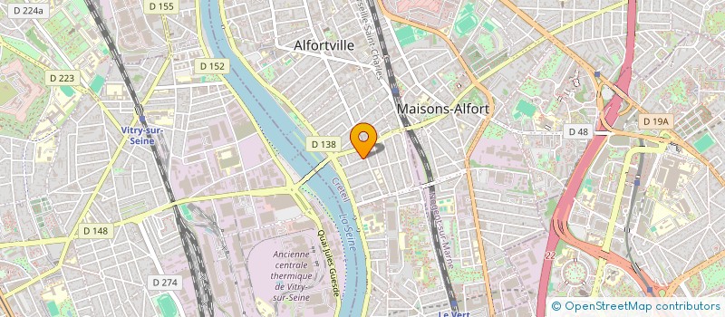 localisation de l'entreprise MONSIEUR MAMOUN MEKKI BERRADI à ALFORTVILLE