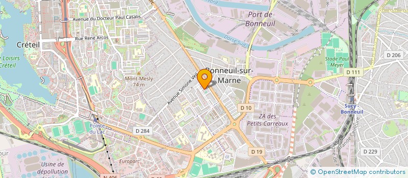 localisation de l'entreprise MONSIEUR MAMOUTIU TOUNKARA  BONNEUIL-SUR-MARNE