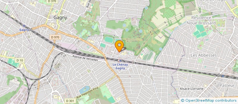 localisation de l'entreprise MONSIEUR MAMOUTOU BERTE  GAGNY