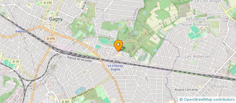 localisation de l'entreprise MONSIEUR MAMOUTOU TOGOLA  GAGNY