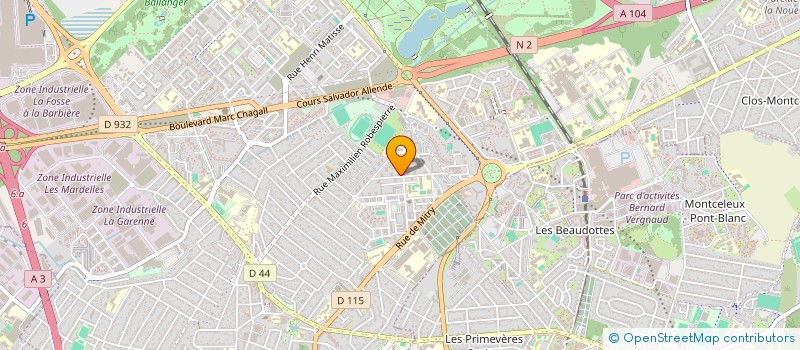 localisation de l'entreprise MONSIEUR MAMUDU DUKURAY à AULNAY-SOUS-BOIS