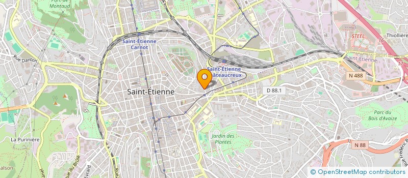 localisation de l'entreprise MONSIEUR MAMUN MD AHMED  SAINT-ETIENNE