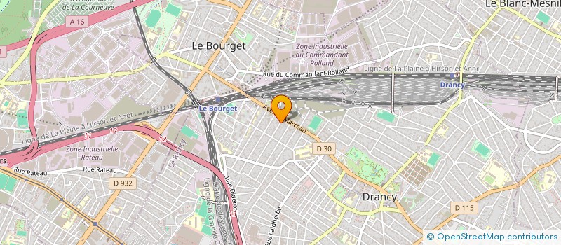 localisation de l'entreprise MONSIEUR MAMURZHAN ZAINUTDINOV à DRANCY