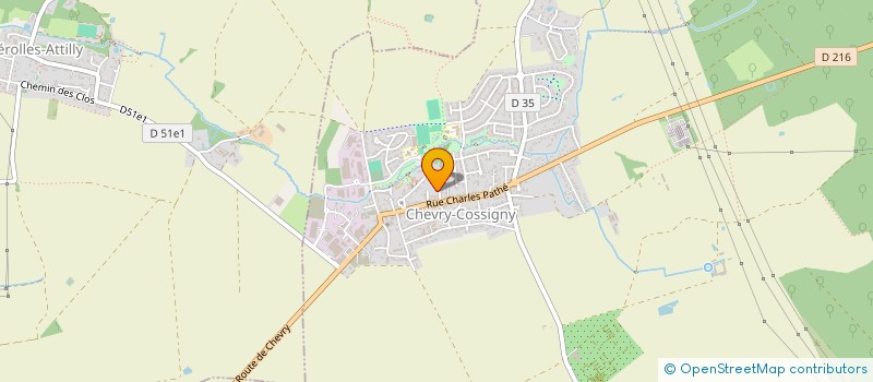 localisation de l'entreprise MONSIEUR MAMY ANDRIANIRINA RABIALAHY  CHEVRY-COSSIGNY