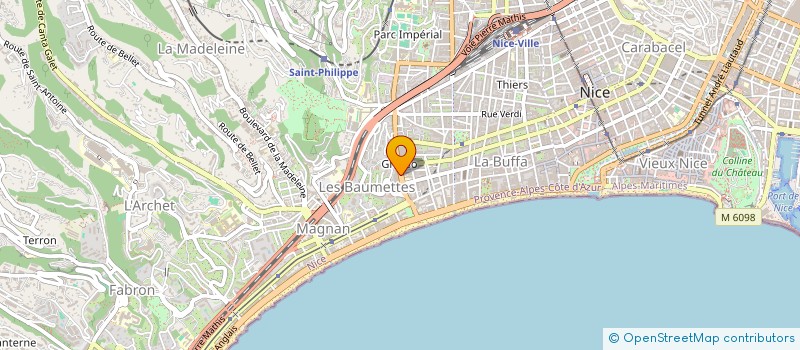 localisation de l'entreprise MONSIEUR MAMYKON DAVEIAN à NICE