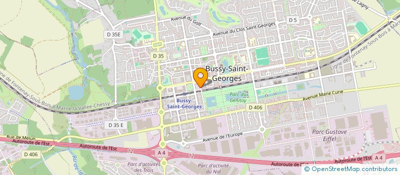 localisation de l'entreprise MONSIEUR MAN FONG  BUSSY-SAINT-GEORGES