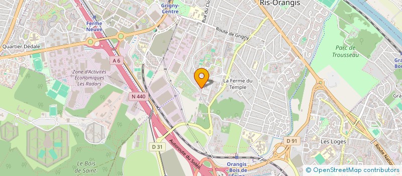 localisation de l'entreprise MONSIEUR MANA COULIBALY à RIS-ORANGIS