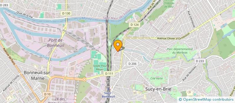 localisation de l'entreprise MONSIEUR MANA KIANGE BENI  SUCY-EN-BRIE