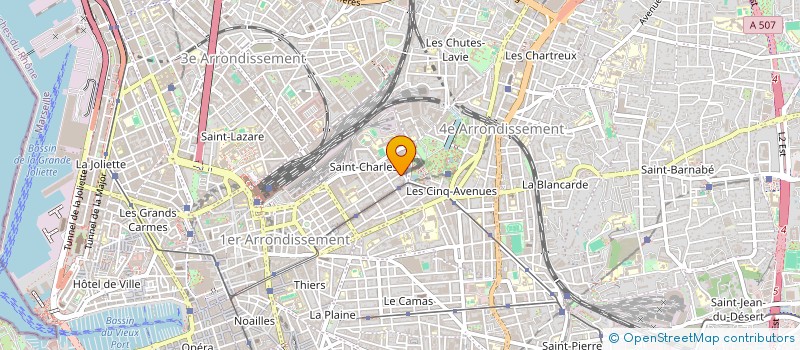 localisation de l'entreprise MONSIEUR MANAA CHOUAREF à MARSEILLE