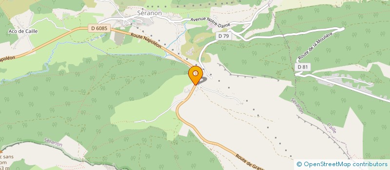 localisation de l'entreprise MONSIEUR MANAEL SERRES  SERANON