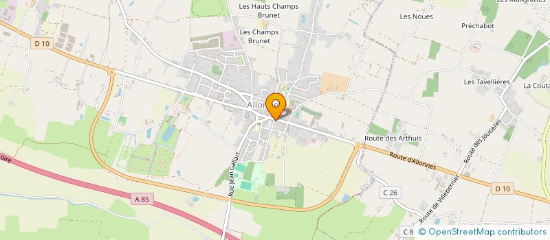 localisation de l'entreprise MONSIEUR MANAI CHAMTOURI  ALLONNES