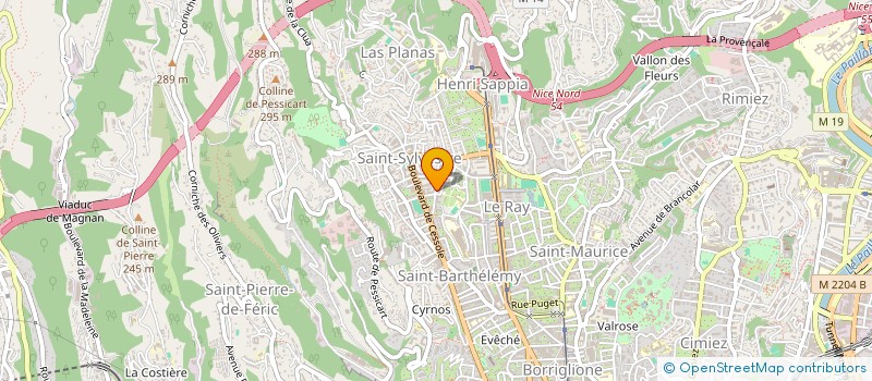 localisation de l'entreprise MONSIEUR MANAI NAJEH  NICE