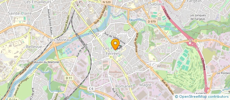 localisation de l'entreprise MONSIEUR MANANE BAHEDJA à LIMOGES