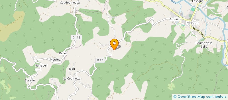 localisation de l'entreprise MONSIEUR MANANG SOURY à MASSAT