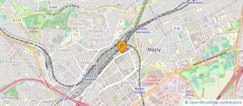 localisation de l'entreprise MONSIEUR MANANJARA RATSIRAKA à MASSY