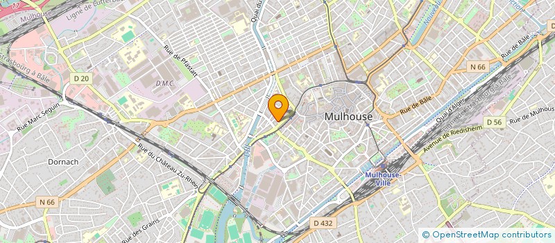 localisation de l'entreprise MONSIEUR MANASSE MPOKU  MULHOUSE