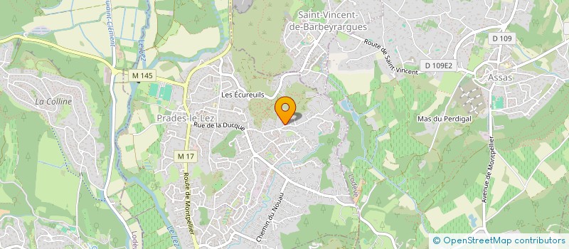 localisation de l'entreprise MONSIEUR MANATEA KELLERMANN  PRADES-LE-LEZ