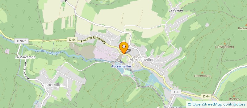 localisation de l'entreprise MONSIEUR MANAU BRACKE  ABRESCHVILLER